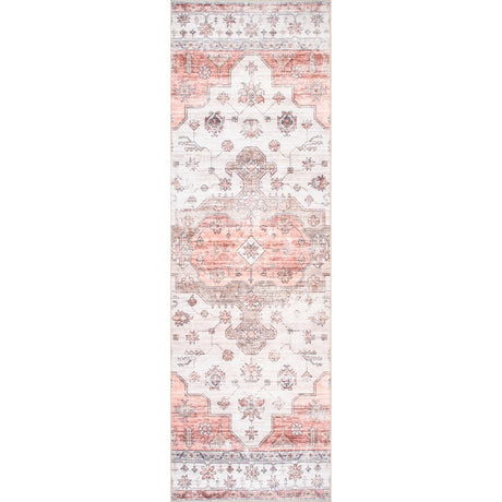 AreaRugs.com Machine Washable Wavaj Nwa1045A Beige Rug.