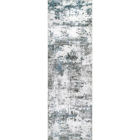 AreaRugs.com Machine Washable Wavaj Nwa1047A Gray Rug - AreaRugs.com - nwa1047a - 406