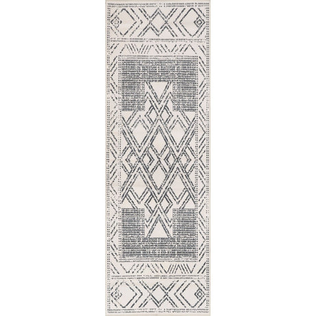 AreaRugs.com Machine Washable Wavaj Nwa1054A Light Gray Rug.