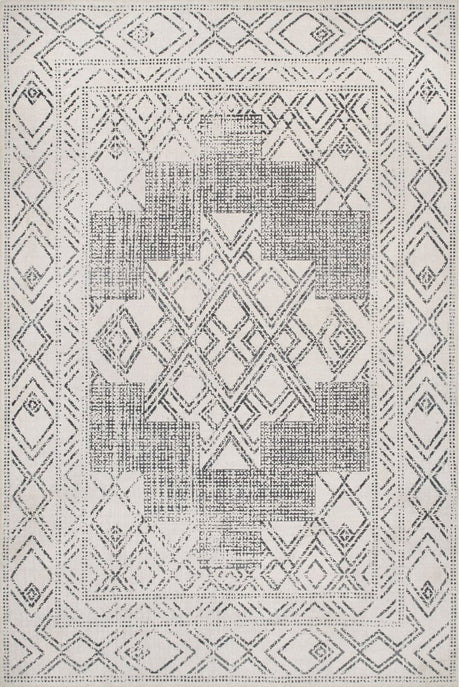 AreaRugs.com Machine Washable Wavaj Nwa1054A Light Gray Rug.