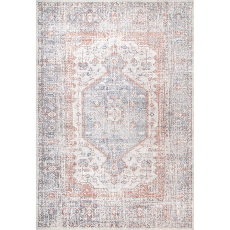 AreaRugs.com Machine Washable Wavaj Nwa1057A Gray Rug.