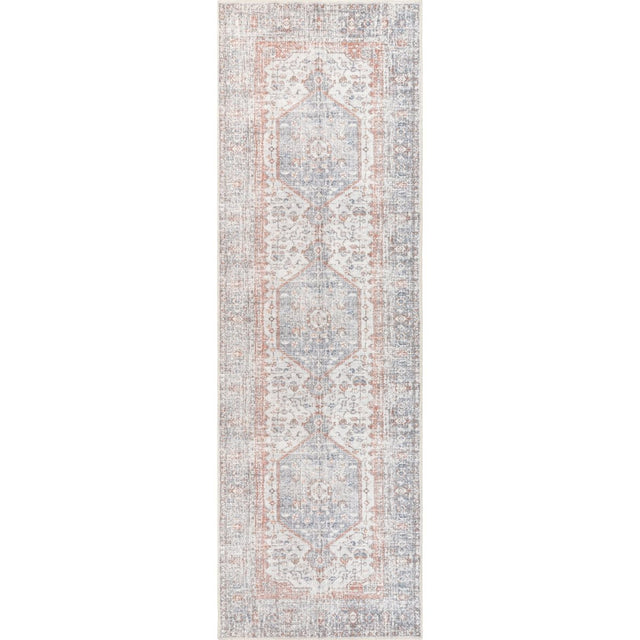 AreaRugs.com Machine Washable Wavaj Nwa1057A Gray Rug.