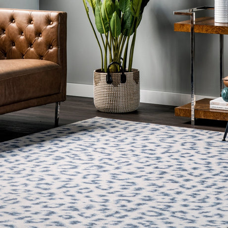 AreaRugs.com Machine Washable Wavaj Nwa1060A Blue Rug - AreaRugs.com - nwa1060a - 406