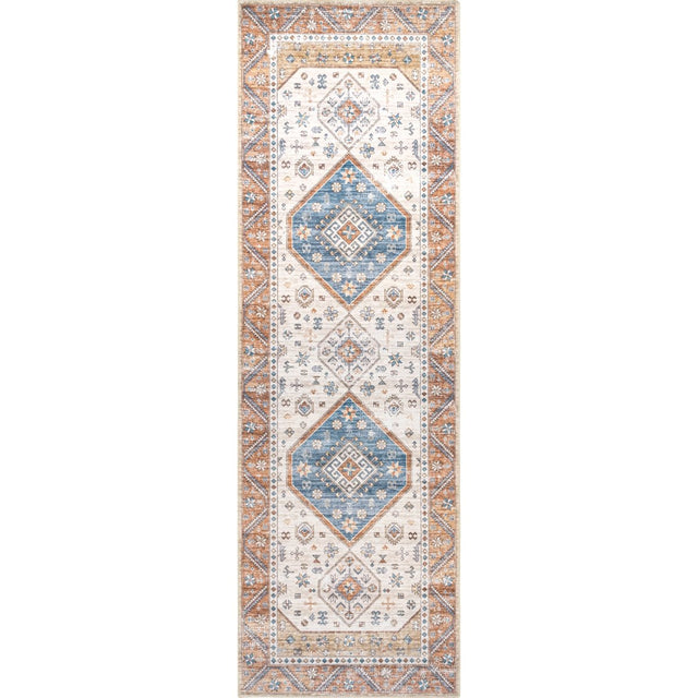 AreaRugs.com Machine Washable Wavaj Nwa1068B Multi Rug.