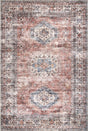 AreaRugs.com Machine Washable Wavaj Nwa1073A Peach Rug.