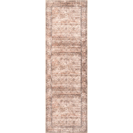 AreaRugs.com Machine Washable Wavaj Nwa1078A Beige Rug - AreaRugs.com - nwa1078a - 610