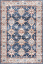 AreaRugs.com Machine Washable Wavaj Nwa1083C Navy Rug.