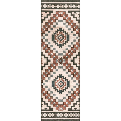 AreaRugs.com Machine Washable Wavaj Nwa1094A Beige Rug - AreaRugs.com - nwa1094a - 610