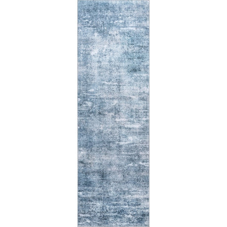 AreaRugs.com Machine Washable Wavaj Nwa1095A Blue Rug - AreaRugs.com - nwa1095a - 610