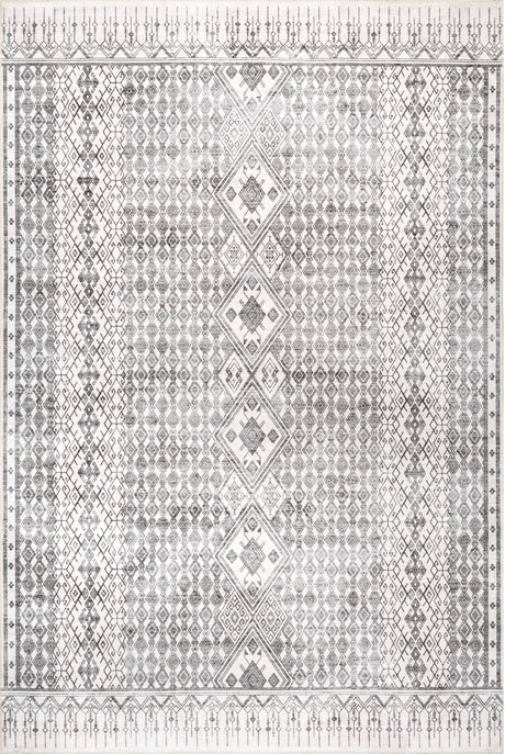 AreaRugs.com Machine Washable Wavaj Nwa1099A Light Gray Rug - AreaRugs.com - nwa1099a - 610