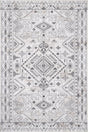 AreaRugs.com Machine Washable Wavaj Nwa1100A Light Gray Rug.