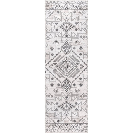 AreaRugs.com Machine Washable Wavaj Nwa1100A Light Gray Rug - AreaRugs.com - nwa1100a - 610