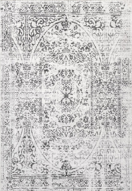 AreaRugs.com Machine Washable Wavaj Nwa1122A Ivory Rug - AreaRugs.com - nwa1122a - 610