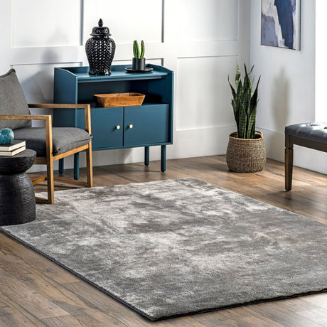 AreaRugs.com Machine Washable Wavaj Nwa1135C Gray Rug - AreaRugs.com - nwa1135c - 406