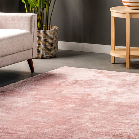 AreaRugs.com Machine Washable Wavaj Nwa1135G Pink Rug - AreaRugs.com - nwa1135g - 406