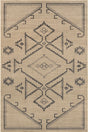 AreaRugs.com Machine Washable Wavaj Nwa1138A Natural Rug.