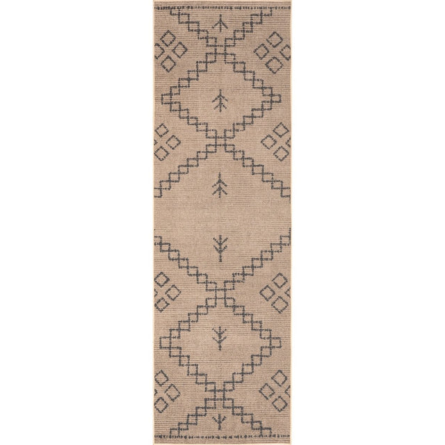 AreaRugs.com Machine Washable Wavaj Nwa1140A Natural Rug.