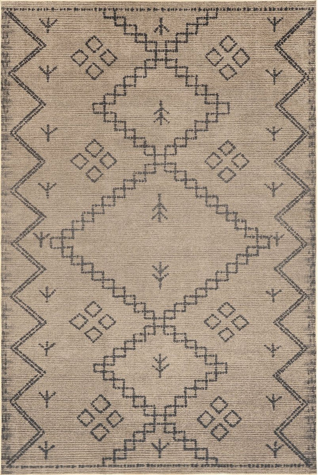 AreaRugs.com Machine Washable Wavaj Nwa1140A Natural Rug.