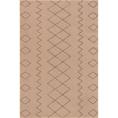 AreaRugs.com Machine Washable Wavaj Nwa1142A Natural Rug - AreaRugs.com - nwa1142a - 812