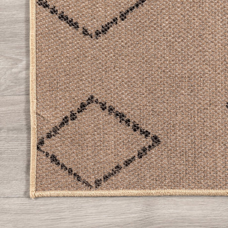 AreaRugs.com Machine Washable Wavaj Nwa1142A Natural Rug - AreaRugs.com - nwa1142a - 812