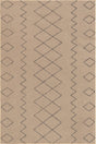 AreaRugs.com Machine Washable Wavaj Nwa1142A Natural Rug - AreaRugs.com - nwa1142a - 812