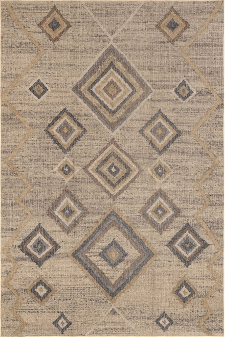 AreaRugs.com Machine Washable Wavaj Nwa1145A Natural Rug - AreaRugs.com - nwa1145a - 812