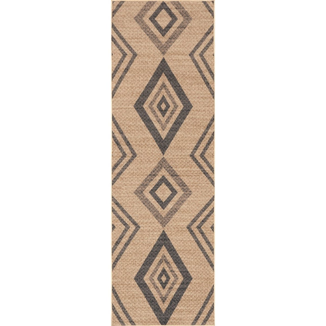 AreaRugs.com Machine Washable Wavaj Nwa1147A Natural Rug.