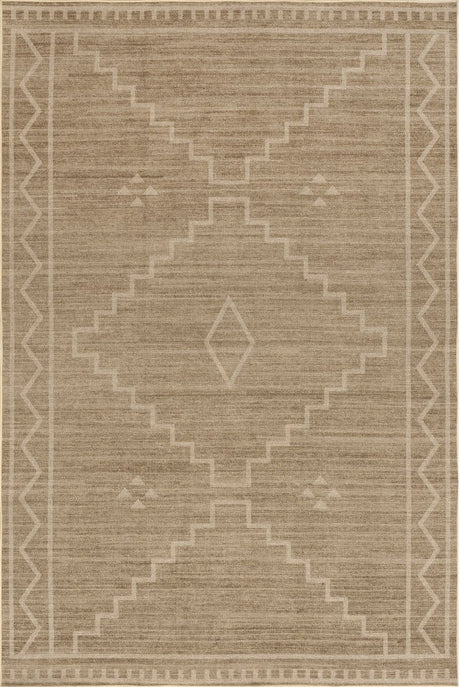 AreaRugs.com Machine Washable Wavaj Nwa1150A Natural Rug - AreaRugs.com - nwa1150a - 812