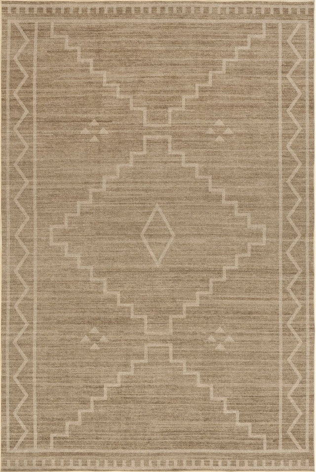 AreaRugs.com Machine Washable Wavaj Nwa1150A Natural Rug.