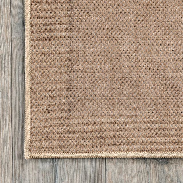 AreaRugs.com Machine Washable Wavaj Nwa1151A Natural Rug.