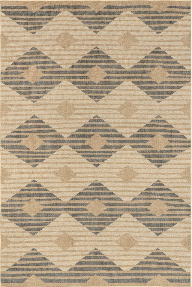 AreaRugs.com Machine Washable Wavaj Nwa1154A Natural Rug.