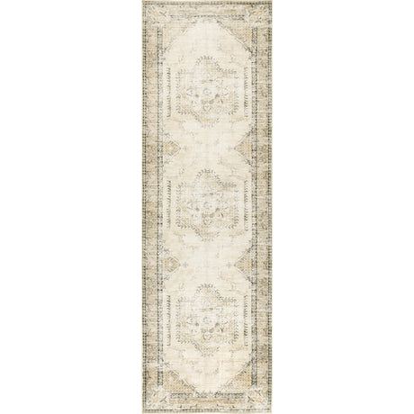 AreaRugs.com Machine Washable Wavaj Nwa1166A Light Gray Rug - AreaRugs.com - nwa1166a - 812