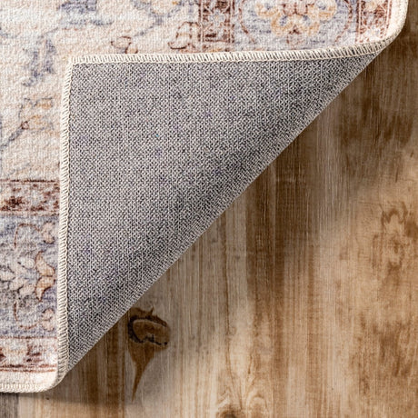 AreaRugs.com Machine Washable Wavaj Nwa1167A Beige Rug - AreaRugs.com - nwa1167a - 812