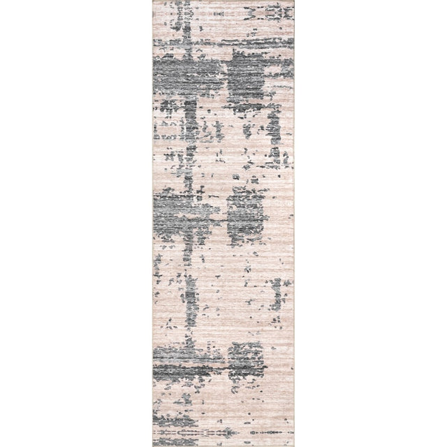 AreaRugs.com Machine Washable Wavaj Nwa1170A Light Gray Rug.