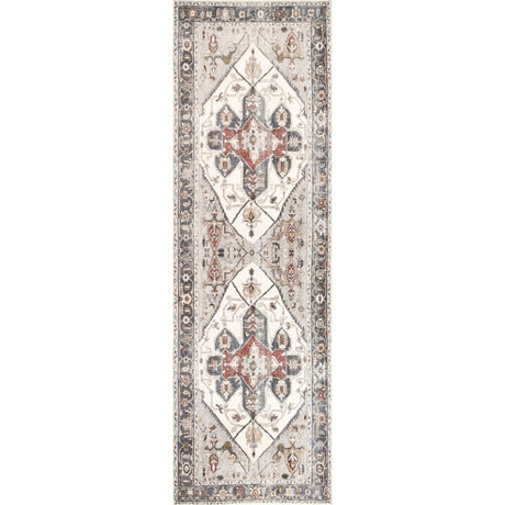 AreaRugs.com Machine Washable Wavaj Nwa1171A Ivory Rug - AreaRugs.com - nwa1171a - 406