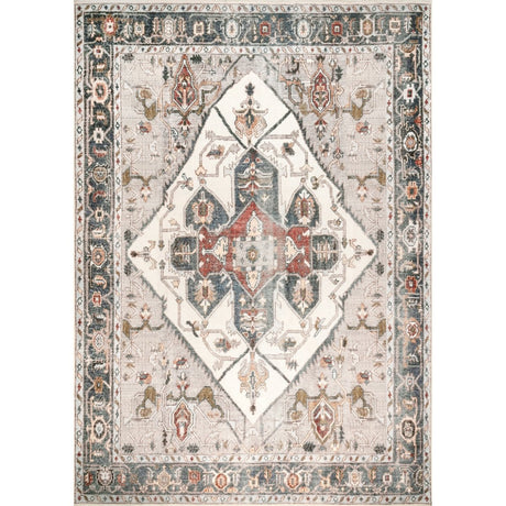 AreaRugs.com Machine Washable Wavaj Nwa1171A Ivory Rug - AreaRugs.com - nwa1171a - 406