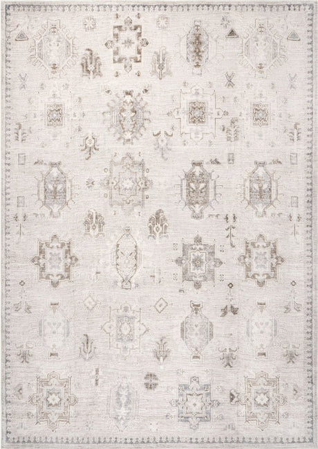 AreaRugs.com Machine Washable Wavaj Nwa1175A Beige Rug - AreaRugs.com - nwa1175a - 406