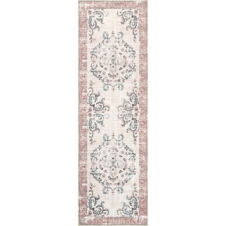 AreaRugs.com Machine Washable Wavaj Nwa1176A Light Gray Rug - AreaRugs.com - nwa1176a - 812