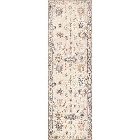 AreaRugs.com Machine Washable Wavaj Nwa1177A Light Gray Rug - AreaRugs.com - nwa1177a - 812