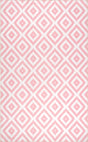 AreaRugs.com Machine Washable Wavaj Nwa1196C Pink Rug.