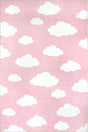 AreaRugs.com Machine Washable Wavaj Nwa1198B Pink Rug.