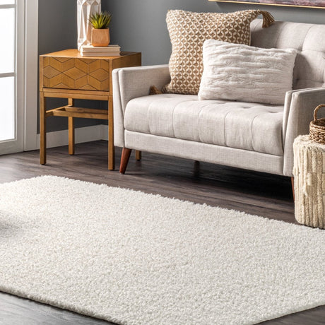 AreaRugs.com Machine Washable Wavaj Nwa1230C White Rug - AreaRugs.com - nwa1230c - 610