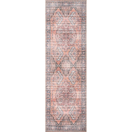 AreaRugs.com Machine Washable Wavaj Nwa1237A Rust Rug - AreaRugs.com - nwa1237a - 610