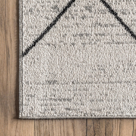 AreaRugs.com Machine Washable Wavaj Nwa1248A Gray Rug.