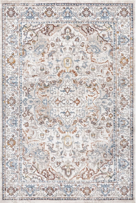 AreaRugs.com Machine Washable Wavaj Nwa1250A Beige Rug - AreaRugs.com - nwa1250a - 812