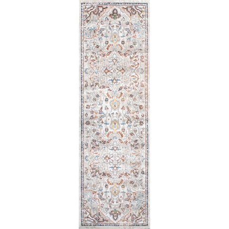 AreaRugs.com Machine Washable Wavaj Nwa1250A Beige Rug - AreaRugs.com - nwa1250a - 812