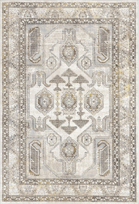 AreaRugs.com Machine Washable Wavaj Nwa1257A Beige Rug - AreaRugs.com - nwa1257a - 1016