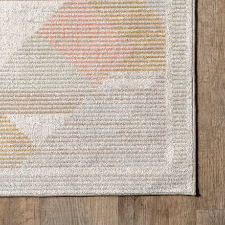 AreaRugs.com Machine Washable Wavaj Nwa1260A Beige Rug - AreaRugs.com - nwa1260a - 812