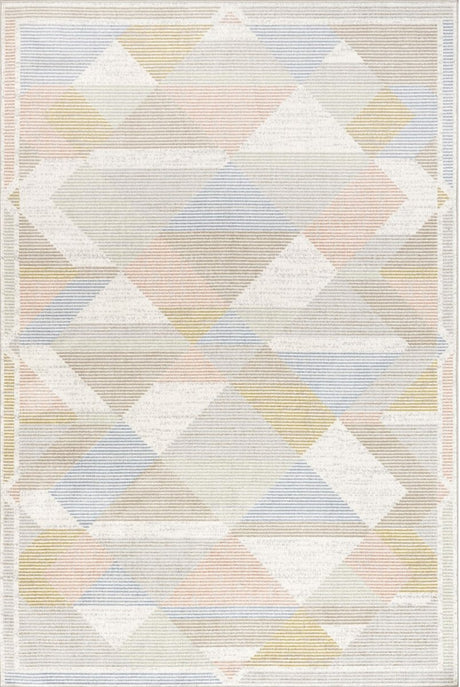 AreaRugs.com Machine Washable Wavaj Nwa1260A Beige Rug - AreaRugs.com - nwa1260a - 812