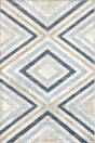 AreaRugs.com Machine Washable Wavaj Nwa1262A Blue Rug.